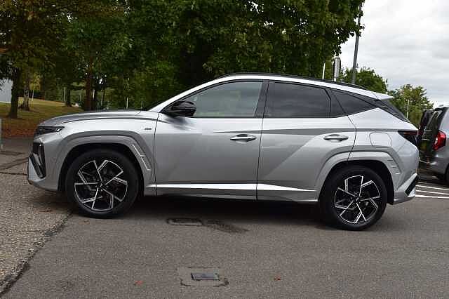 Hyundai TUCSON 1.6T 48V MHD N Line S 5dr 4WD DCT Silver